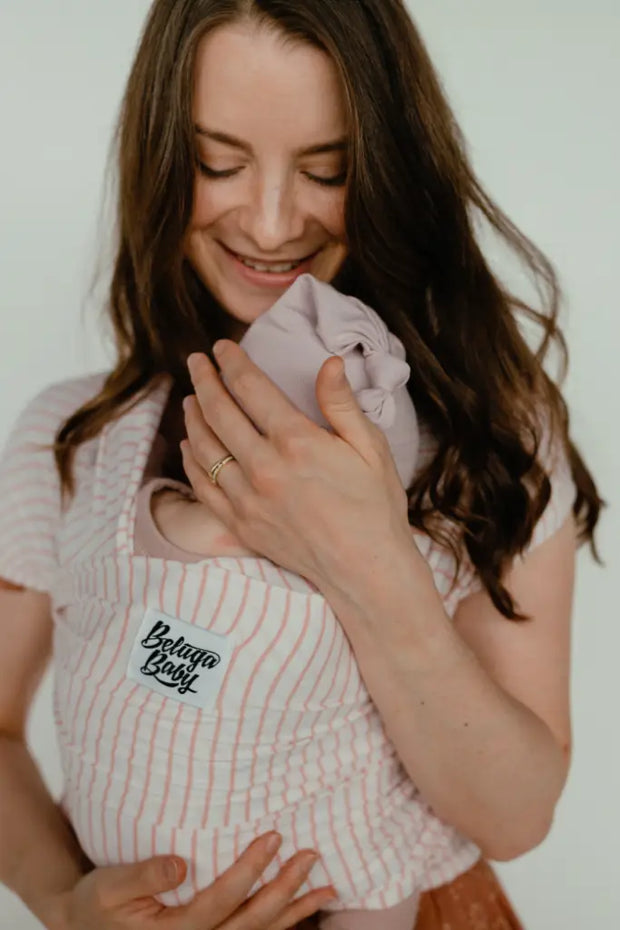 The Maya - Blush Stripe Beluga Wrap