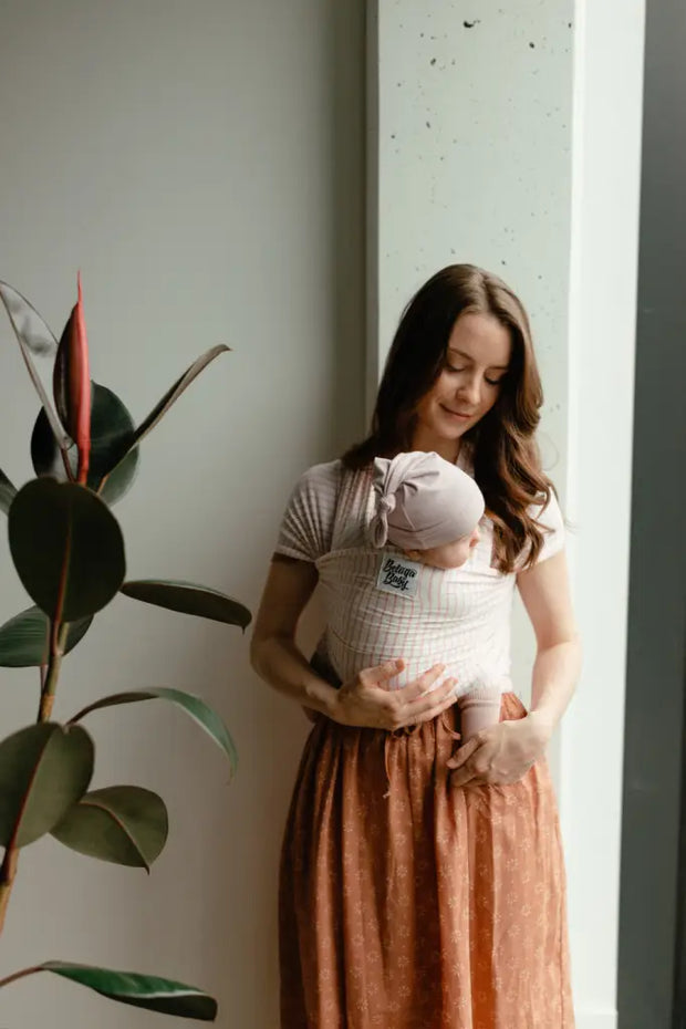 The Maya - Blush Stripe Beluga Wrap
