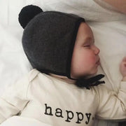 Happy Organic Cotton Baby Bodysuit | Long Sleeve