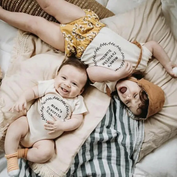Mamas Favorite Human Organic Cotton Kids Tee | Short Sleeve