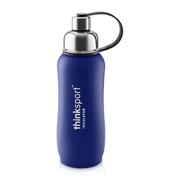 Insulated Sports Bottle - Coated Blue