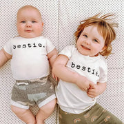 Bestie Organic Cotton Kids Graphic Tee | Short Sleeve
