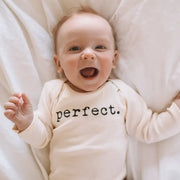 Perfect Organic Cotton Baby Bodysuit | Long Sleeve