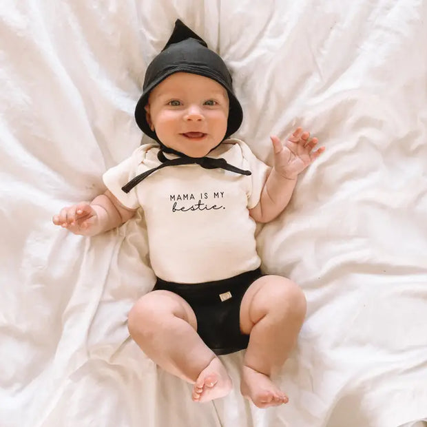 Mama is My Bestie Organic Cotton Bodysuit | Short Sleeve