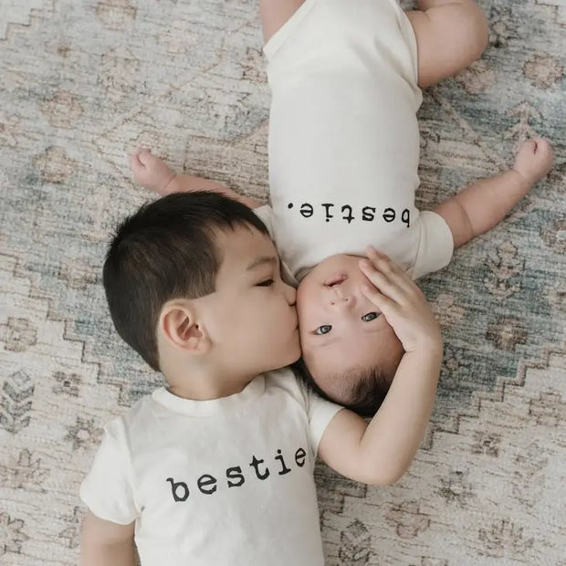 Bestie Organic Cotton Kids Graphic Tee | Short Sleeve