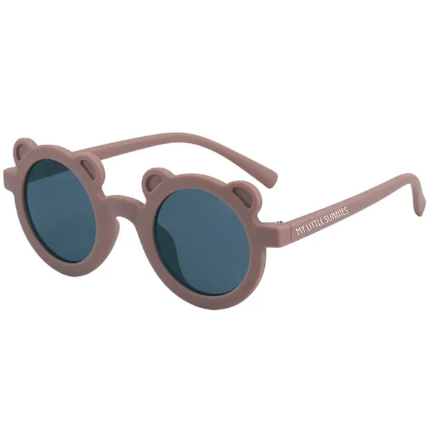 Baby & Toddler Round Bear Kids Sunglasses - Matte Finish
