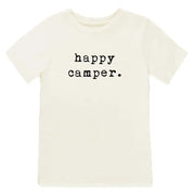 Happy Camper Organic Cotton Kids Graphic Tee | Short Sleeve