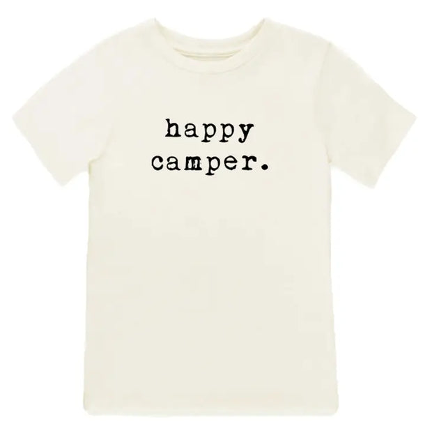 Happy Camper Organic Cotton Kids Graphic Tee | Short Sleeve
