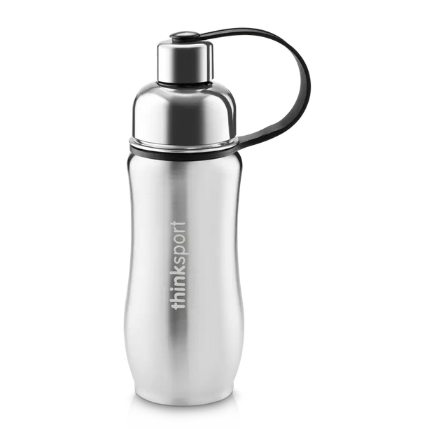 Insulated Sports Bottle - Natural Silver