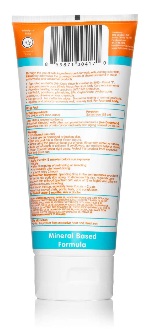 Thinkbaby Safe Sunscreen Spf 50+
