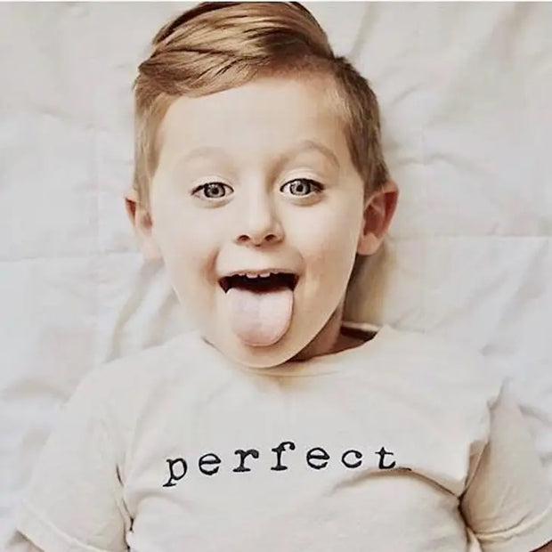 Perfect Organic Cotton Kids Graphic Tee | Short Sleeve