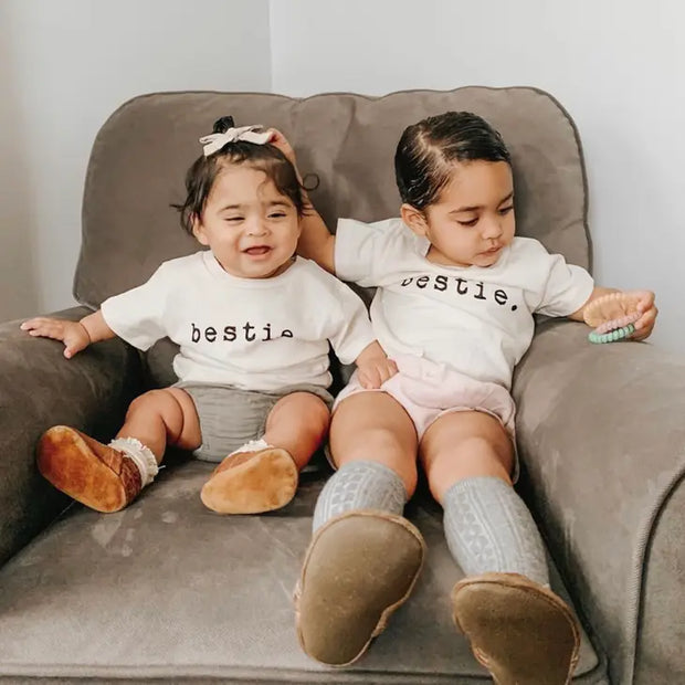 Bestie Organic Cotton Kids Graphic Tee | Short Sleeve
