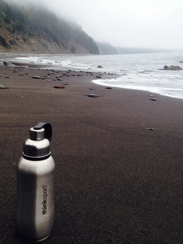 Insulated Sports Bottle - Natural Silver