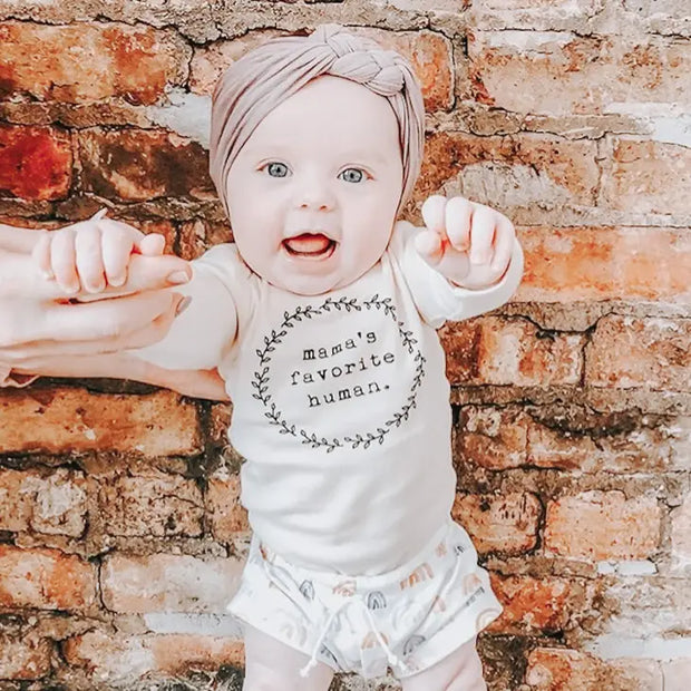 Mamas Favorite Human Organic Cotton Bodysuit | Long Sleeve