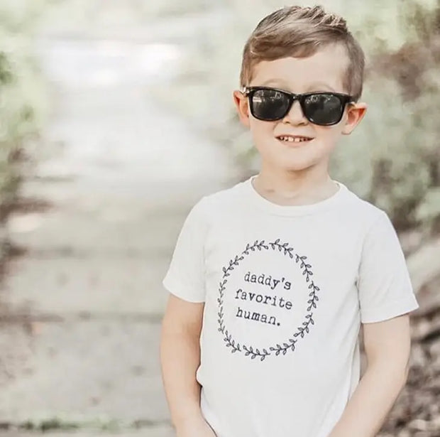 Daddys Favorite Human Organic Cotton Kids Tee | Short Sleeve