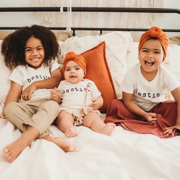 Bestie Organic Cotton Kids Graphic Tee | Short Sleeve