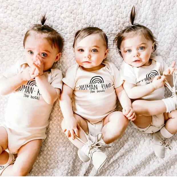 Human Kind Be Both Organic CottonBodysuit | Short Sleeve
