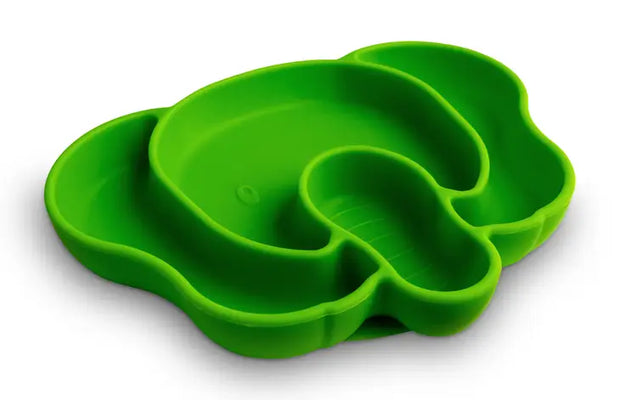 Suction Plate Green Elephant
