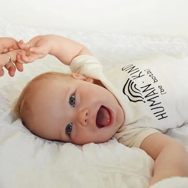 Human Kind Be Both Organic CottonBodysuit | Short Sleeve
