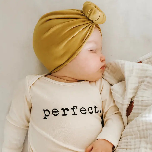 Perfect Organic Cotton Baby Bodysuit | Long Sleeve