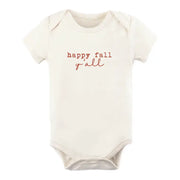 Happy Fall Y'all Organic Cotton Baby Bodysuit | Short Sleeve