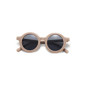 Baby & Toddler Round Retro Sunglasses - Coffee Matte