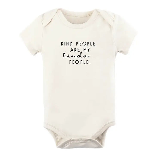 Kind People Organic Cotton Baby Bodysuit | Short Sleeve