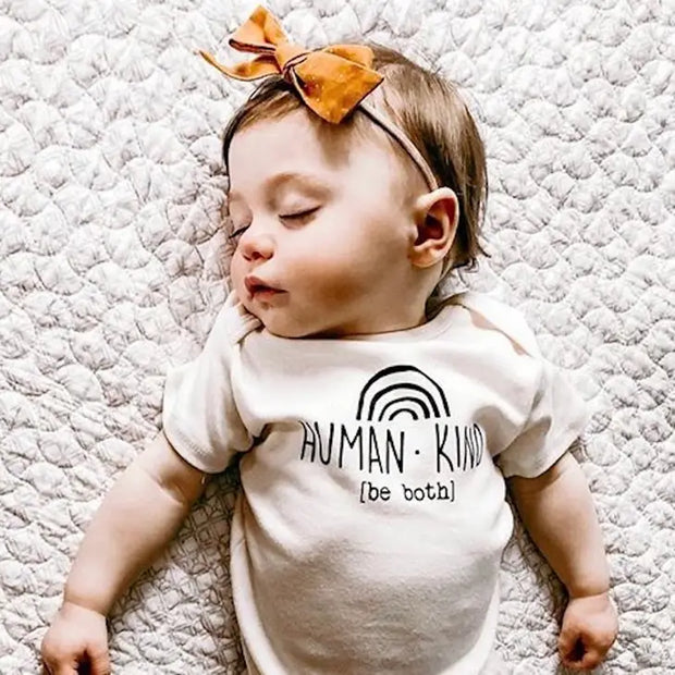 Human Kind Be Both Organic CottonBodysuit | Short Sleeve