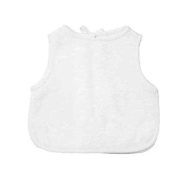 Apron Bib | White Linen