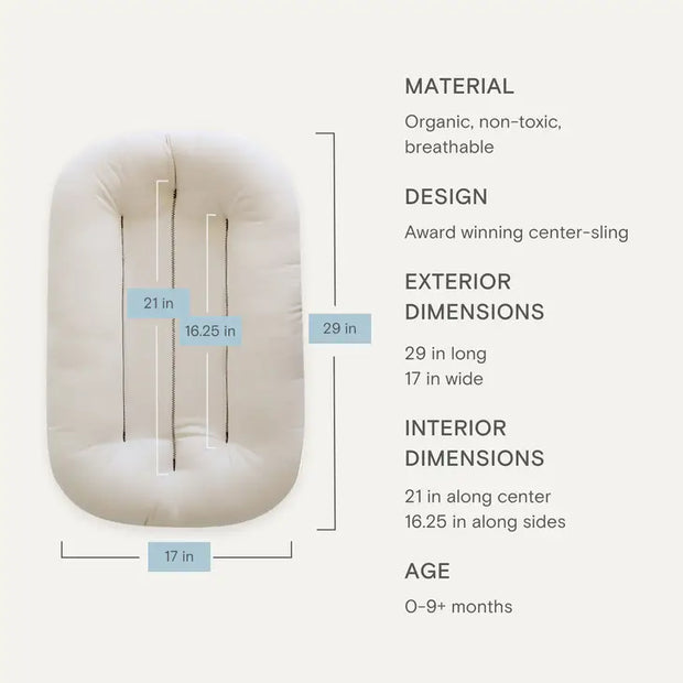 Infant Bare Lounger, Birch