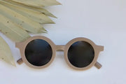 Baby & Toddler Round Retro Sunglasses - Coffee Matte