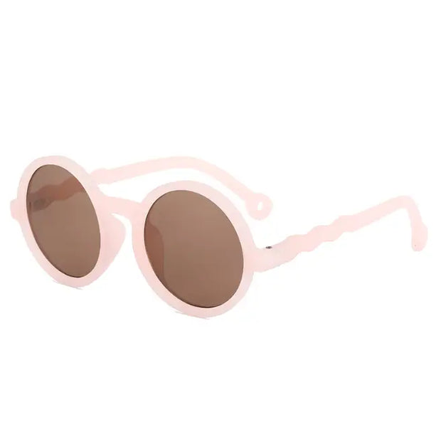 Baby & Toddler Round Vintage Sunglasses - Pink
