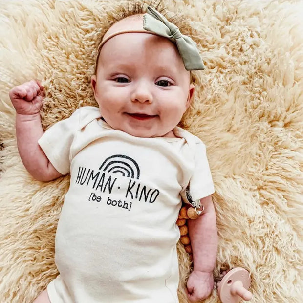 Human Kind Be Both Organic CottonBodysuit | Short Sleeve