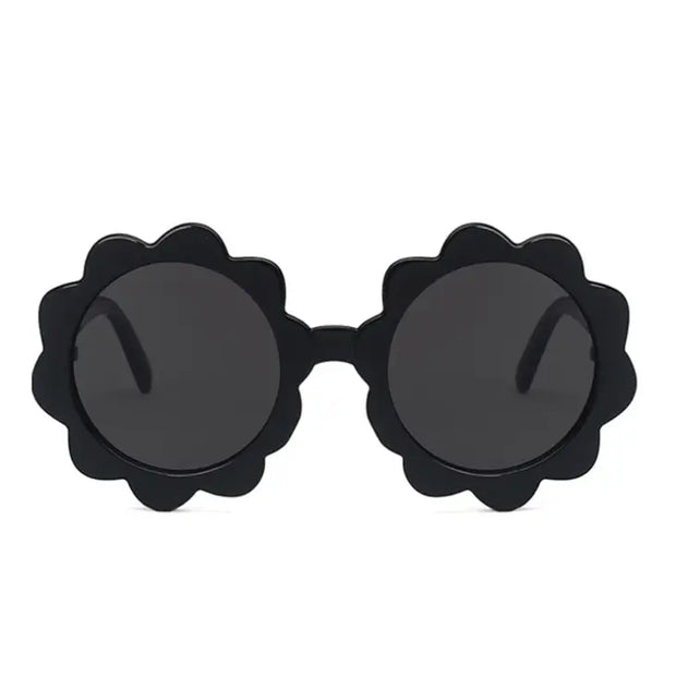 Baby & Toddler Round Sunburst Sunglasses - Black