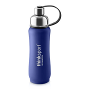 Insulated Sports Bottle - Coated Blue