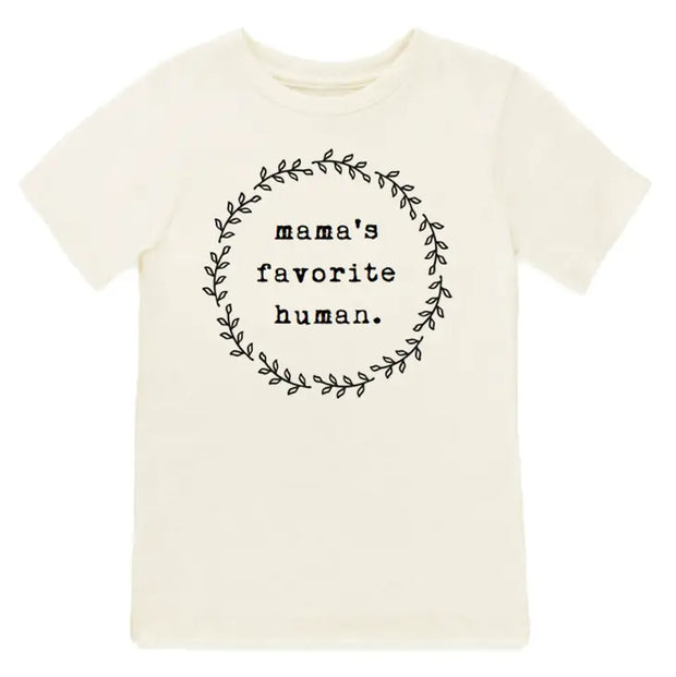 Mamas Favorite Human Organic Cotton Kids Tee | Short Sleeve