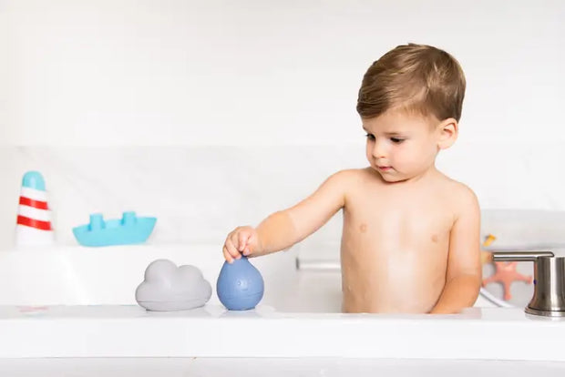 Modern Cloud & Droplet Bath Toys
