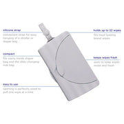 Gray On-the-Go Wipes Dispenser