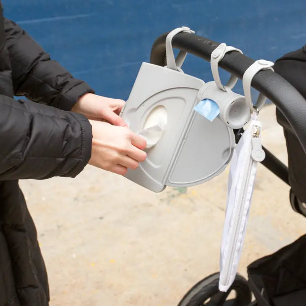 Gray On-the-Go Wipes Dispenser