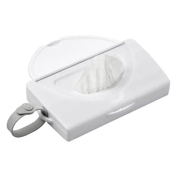 White On-the-Go Wipes Dispenser