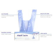 Diaper Sacks, 200 Count