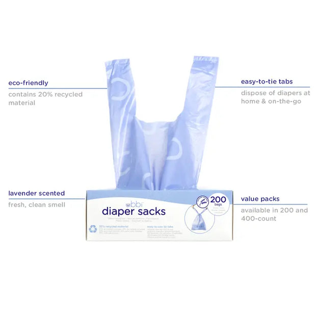 Diaper Sacks, 200 Count