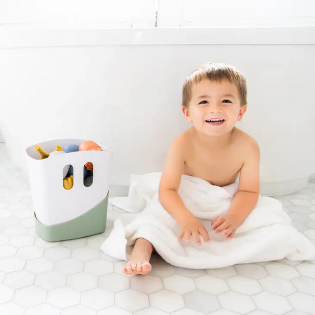 Sage Bath Toy Drying Bin